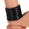 Cockring The Cage – Prémium fekete péniszgyűrű 25 mm