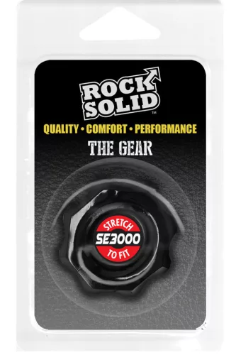 Cockring The Gear – 20 mm prémium férfi gyűrű, fekete