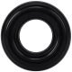 Ribbed Donut – struktúrált péniszgyűrű 28 mm feketében