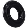 Ribbed Donut – struktúrált péniszgyűrű 28 mm feketében