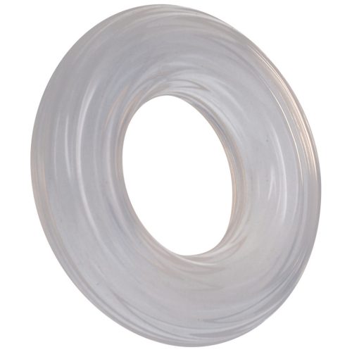 Ribbed Donut – átlátszó texturált péniszgyűrű