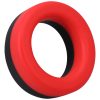 Cockring The Big O – prémium 32 mm-es péniszgyűrű, fekete-piros