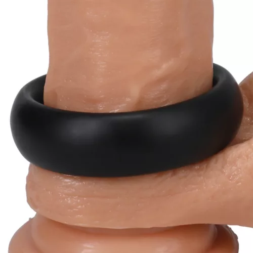 Cockring The Collar Large – prémium 50 mm fekete péniszgyűrű