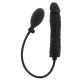 Inflatable Dildo – fekete, 18 cm és 3,5 cm prémium vibrátor