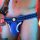 Daddy's Favorite – stílusos kék jockstrap
