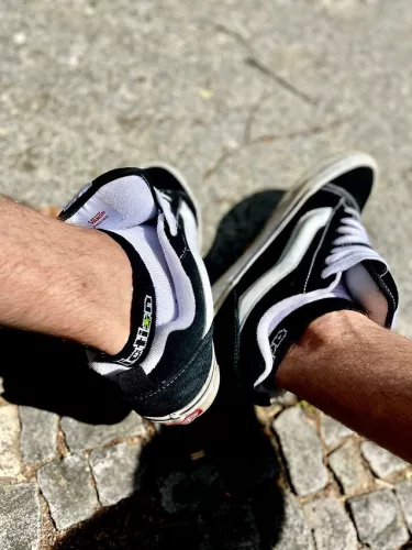 Sneakersocks 2.0 – prémium fehér sportzokni