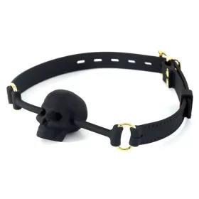   Skull Gag Black – stílusos fekete maszk a játékos élvezetekhez