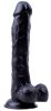 Vaynix Black Mont – prémium fekete dildó, 19 x 4 cm
