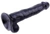 Vaynix Black Mont – prémium fekete dildó, 19 x 4 cm