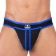 Jockstrap Shell – fekete-kék stílusos alsónemű