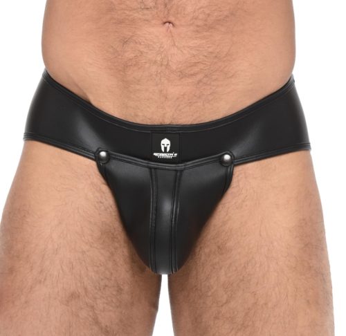 Olympo Jockstrap – prémium fekete férfi alsónemű
