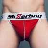 Sk8erboy – légies, piros jockstrap férfias stílusban