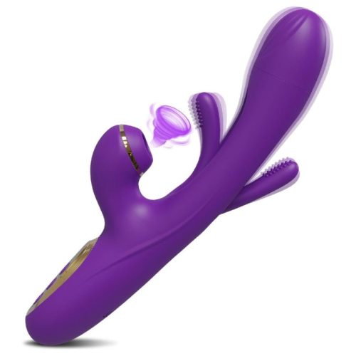 Vibro Rabbit – csiklóizgató vibrátor lila 13 cm