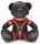 Leather Bear EDDY – BDSM mackó piros ajándékdobozban