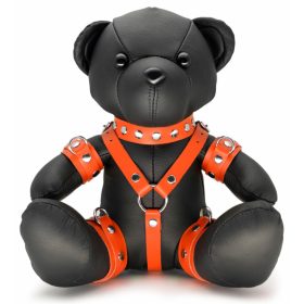   EDDYS bőr BDSM medve – érzéki játékszer narancs színben