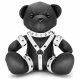 EDDYS Leather Bear – prémium BDSM maci fehér színben