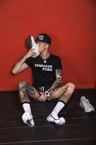 Sneakerporn Sk8erboy – stílusos fehér zoknik