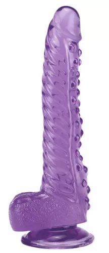 Dildo Monster Ribby – bordázott prémium anál vibrátor 20,5 cm