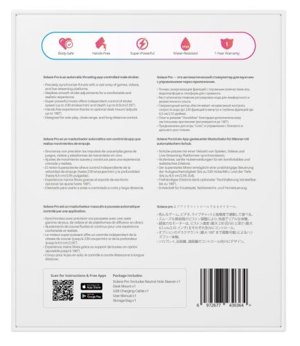 Lovense Solace Pro – okos maszturbátor kapcsolódással