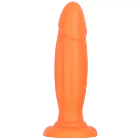 KAR HOT – 19 cm-es, érzéki vibro plug narancssárgában
