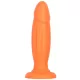 KAR HOT – 19 cm-es, érzéki vibro plug narancssárgában