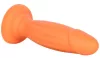KAR HOT – 19 cm-es, érzéki vibro plug narancssárgában