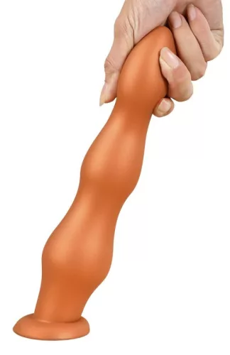 Plug Ogivass M – prémium orange anális játék 21,5 x 7 cm