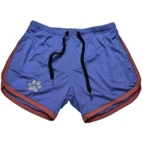 Paw Shorts – stílusos kék-piros rövidnadrág
