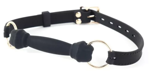 Bâillon Mors – prémium szilikon gag 11,5 cm fekete
