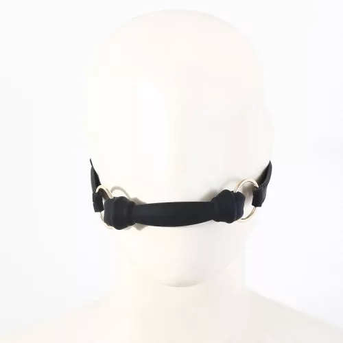 Bâillon Mors – prémium szilikon gag 11,5 cm fekete