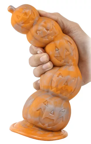 Gode Pumpkin M – prémium, vízálló vibrátor narancssárgában