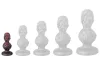 Skullis XS Plug – prémium anális izgató 9 x 4 cm, piros-fekete