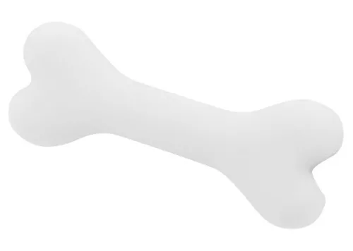 Kinky Puppy Szilikon kutyacsont 12,5 cm fehér