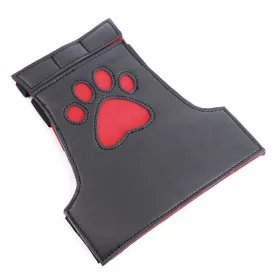   Puppy Dog Paw – fekete-piros kesztyűk érzéki érintéshez