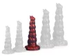 Heyak Plug – prémium intim masszírozó, 24 x 7.5 cm, piros