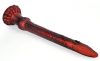 Gode Heelix L – prémium, piros kötött vibrátor 52 cm hosszú
