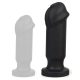 DICKY M – prémium fekete anális dugó 17 x 6 cm