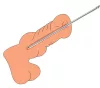 Pronc S Rod vibrátor 24 cm 6 mm átmérő