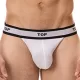Prémium fehér jockstrap – stílusos férfi alsónemű