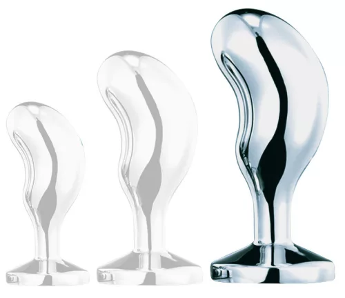 Plug Bean Silver – prémium anális kiegészítő 9 x 3,5 cm