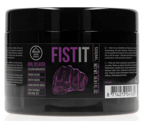 Anal Relaxer – érzéstelenítő krém 500 ml fekete tégelyben