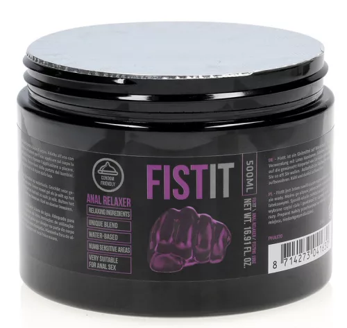 Anal Relaxer – érzéstelenítő krém 500 ml fekete tégelyben