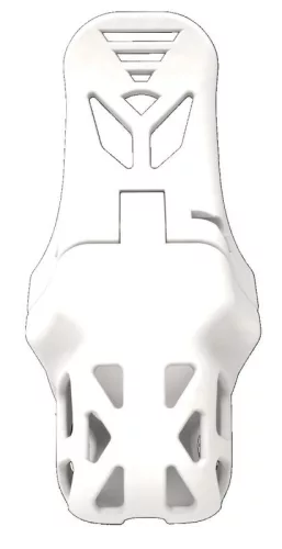 Komplit Cage – prémium fehér stimuláló hüvely 8 x 3,5 cm