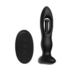 Slapslup – vibráló prosztata stimuláló fekete 13 cm