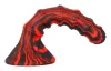 Accordio L – dizájnos piros-fekete dildó 20 x 4.7 cm