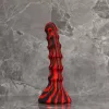 Accordio L – dizájnos piros-fekete dildó 20 x 4.7 cm