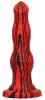 Gode Fantasy Pytkor – piros-fekete prémium műpénisz 20 cm