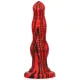 Gode Fantasy Pytkor – piros-fekete prémium műpénisz 20 cm