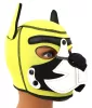 Puppy Fox – sárga-fehér neoprén maszk