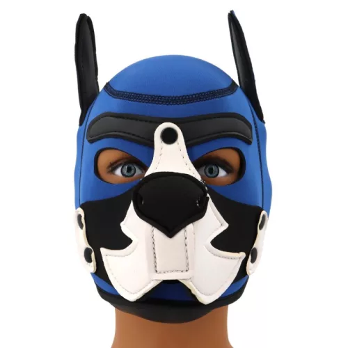Blue-White Puppy Fox – neopréna maszk stílusos védelemhez